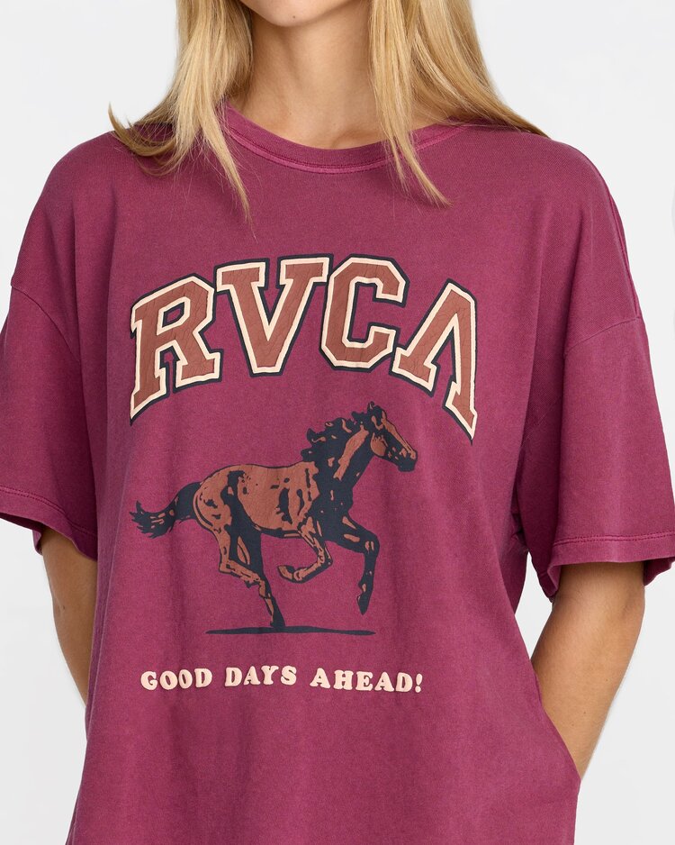 RVCA Move on BF Tee | Mulberry