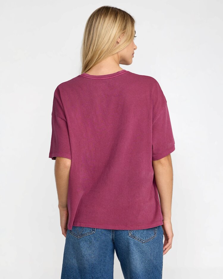 RVCA Move on BF Tee | Mulberry