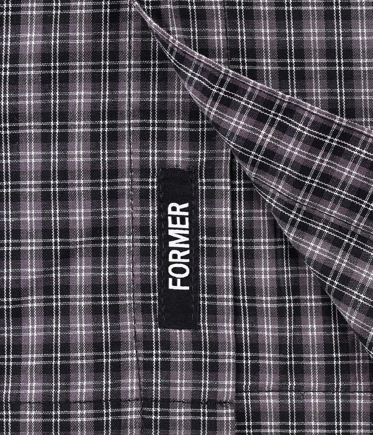 Former Former Vivian Check Ss Shirt | Worn Black