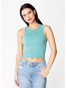 C'est Moi Bamboo Ribbed Tank | Lagoon One Size