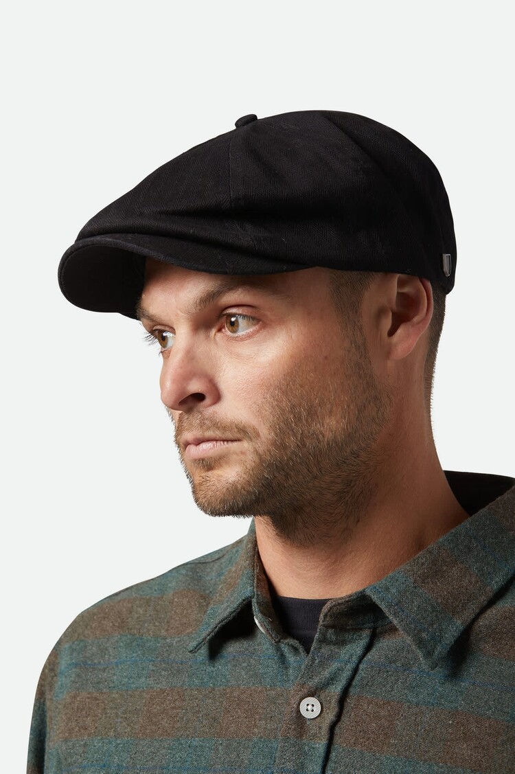 Brixton Brood Snap Cap | Black