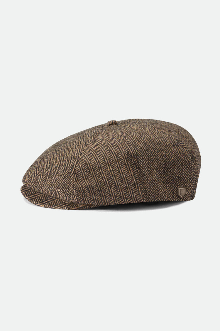 Brixton Brood Snap Cap | Brown/Khaki