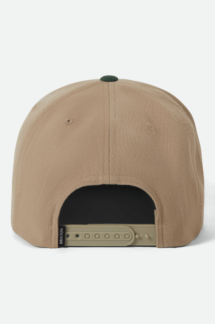 Brixton Brixton Oath III Snapback | Khaki/Primal Green