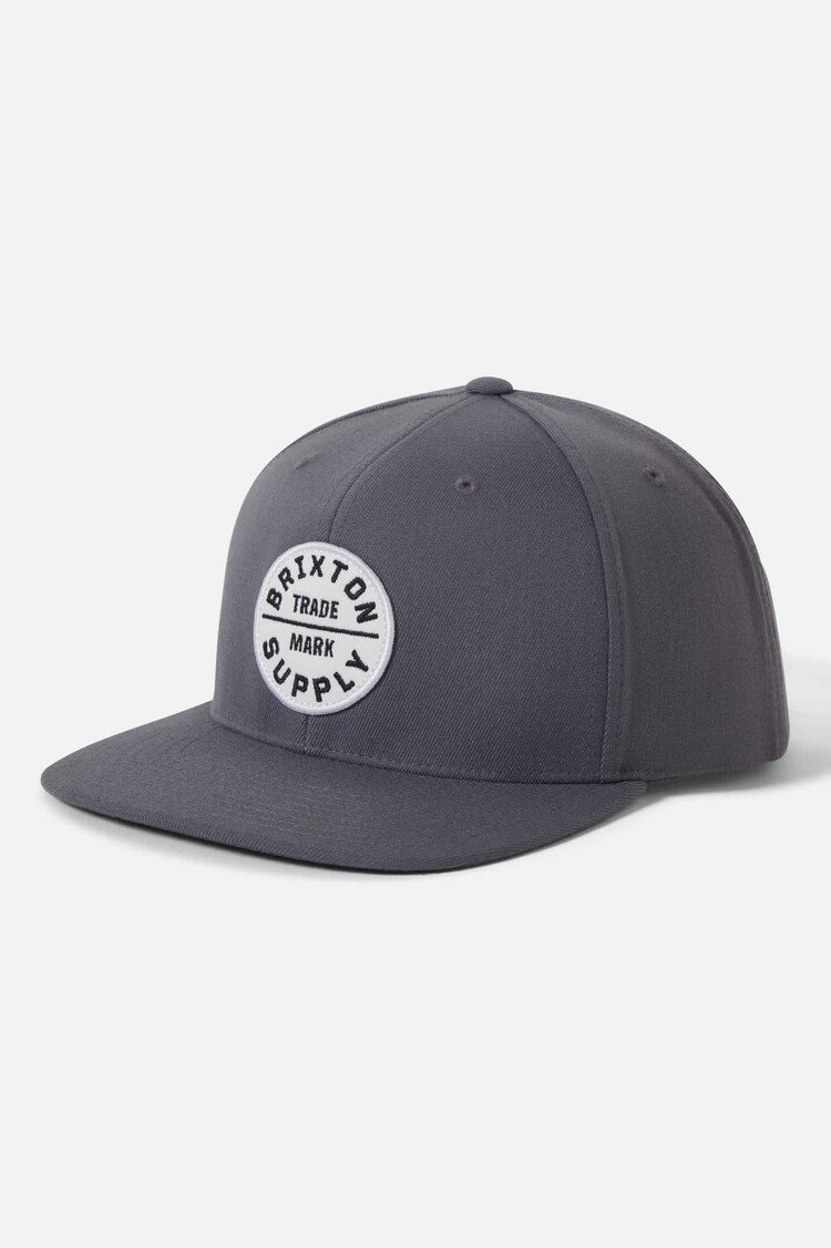 Brixton Brixton Oath III Snapback | Future Grey
