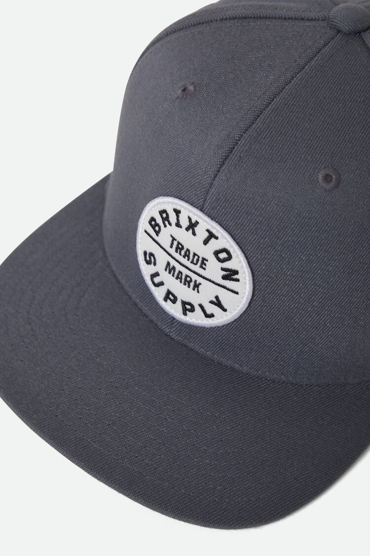 Brixton Brixton Oath III Snapback | Future Grey
