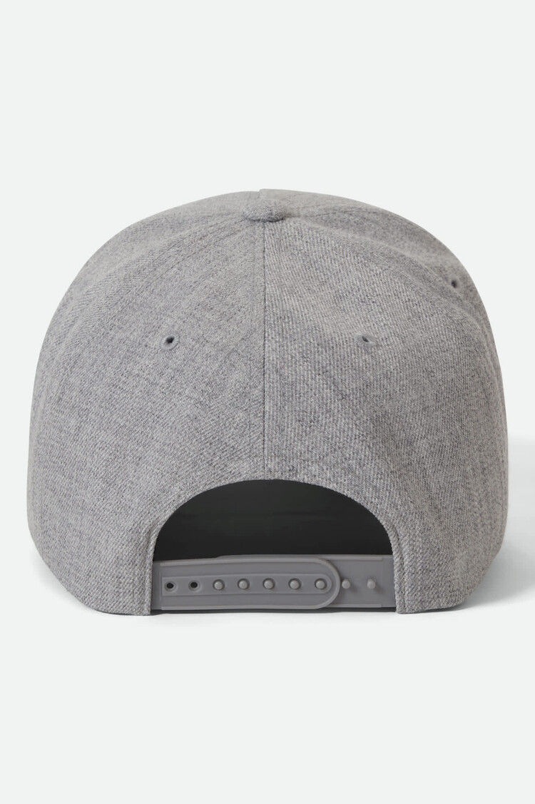 Brixton Crest C Mp Snapback | Light Heather Grey/Light Heath