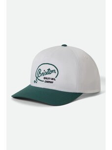 Brixton Gallatin Mp Snapback | Off White/Primal Green