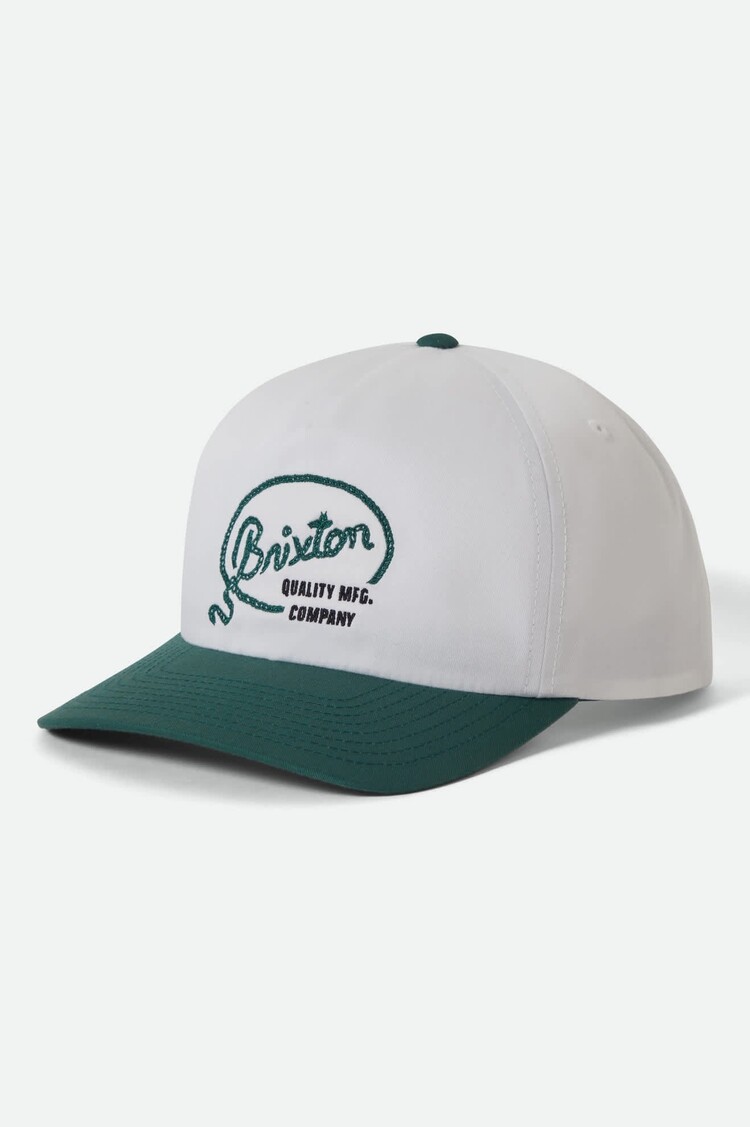 Brixton Gallatin Mp Snapback | Off White/Primal Green
