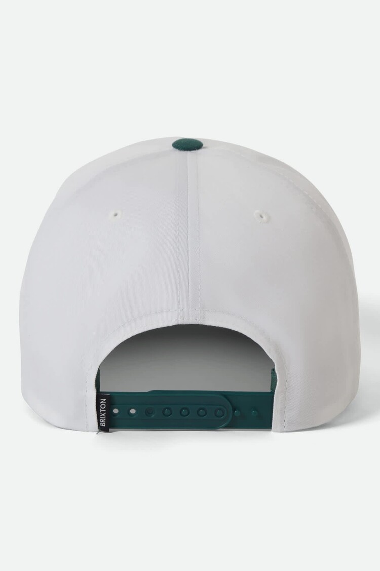 Brixton Gallatin Mp Snapback | Off White/Primal Green