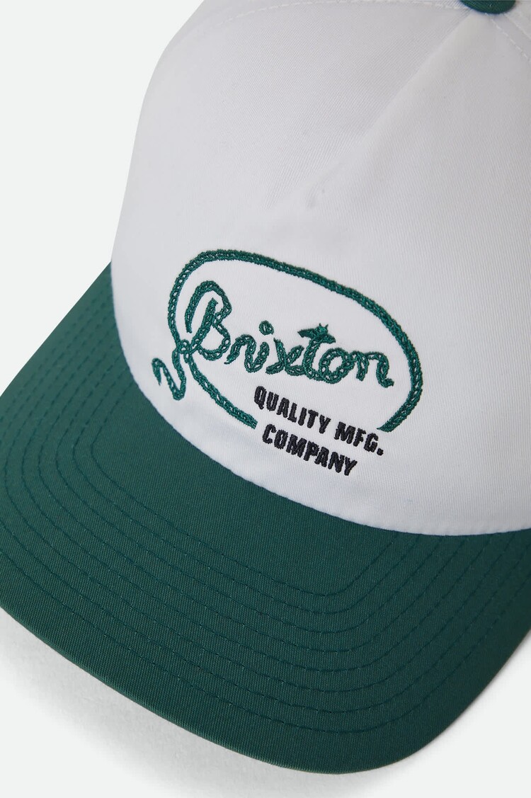 Brixton Gallatin Mp Snapback | Off White/Primal Green