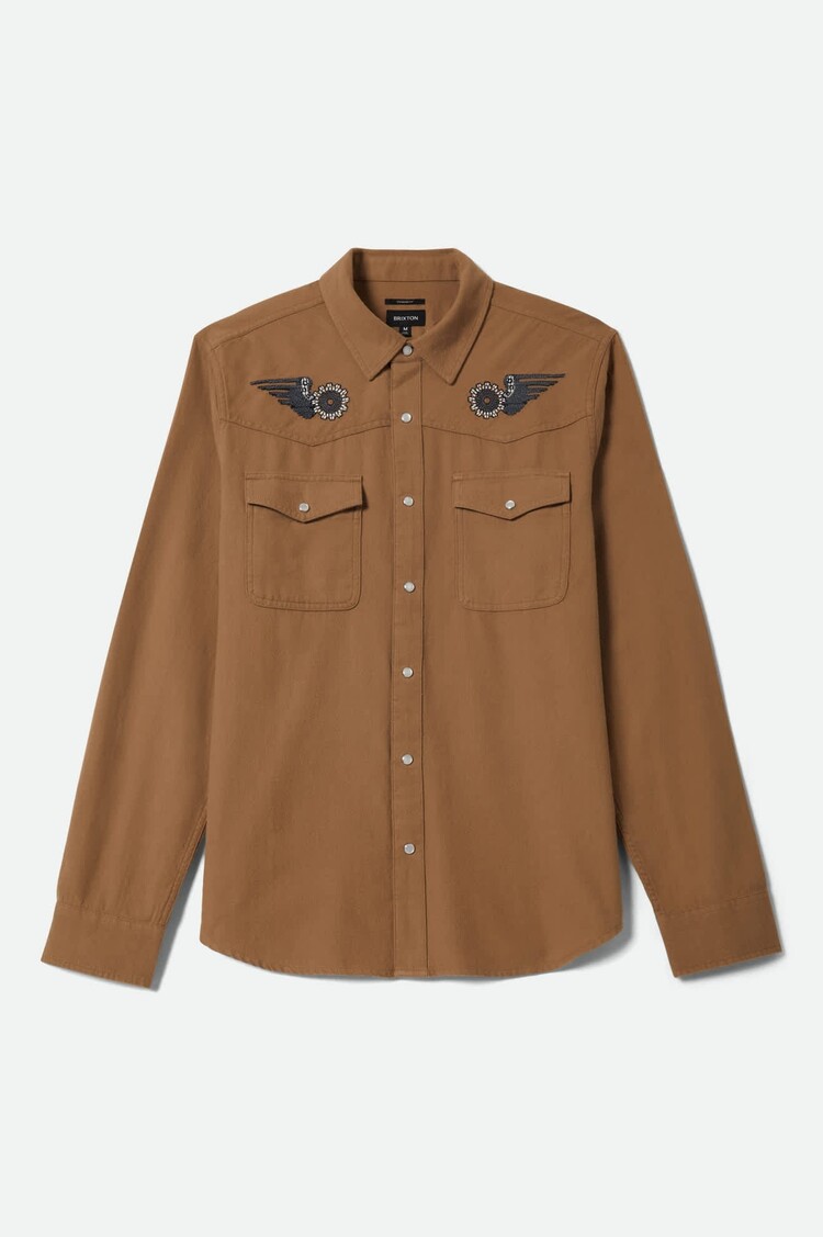 Brixton Waylon Lw Overshirt | Khaki