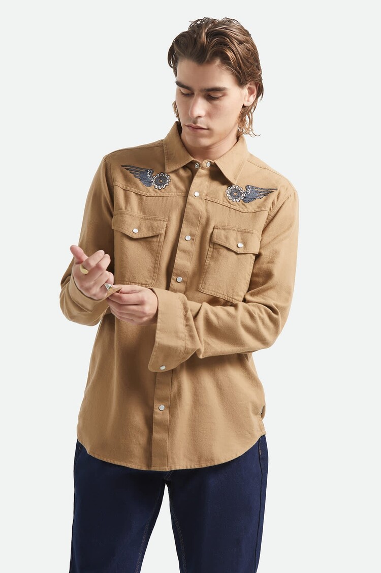 Brixton Brixton Waylon Lw Overshirt | Khaki