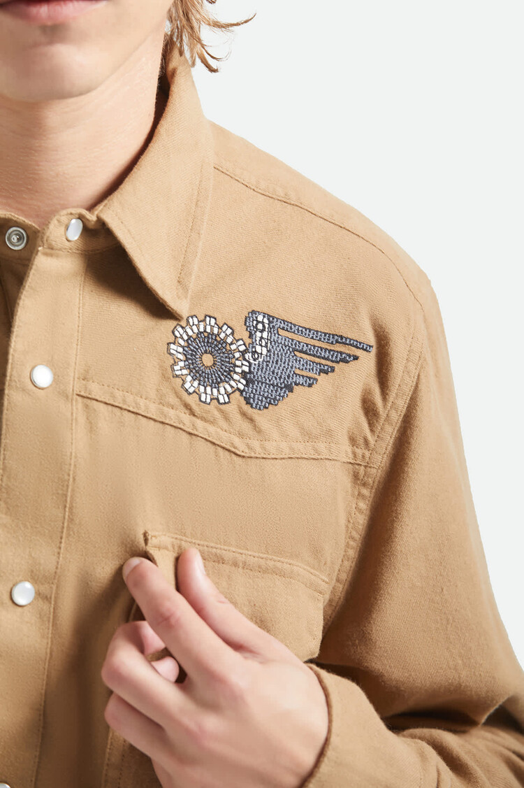 Brixton Waylon Lw Overshirt | Khaki