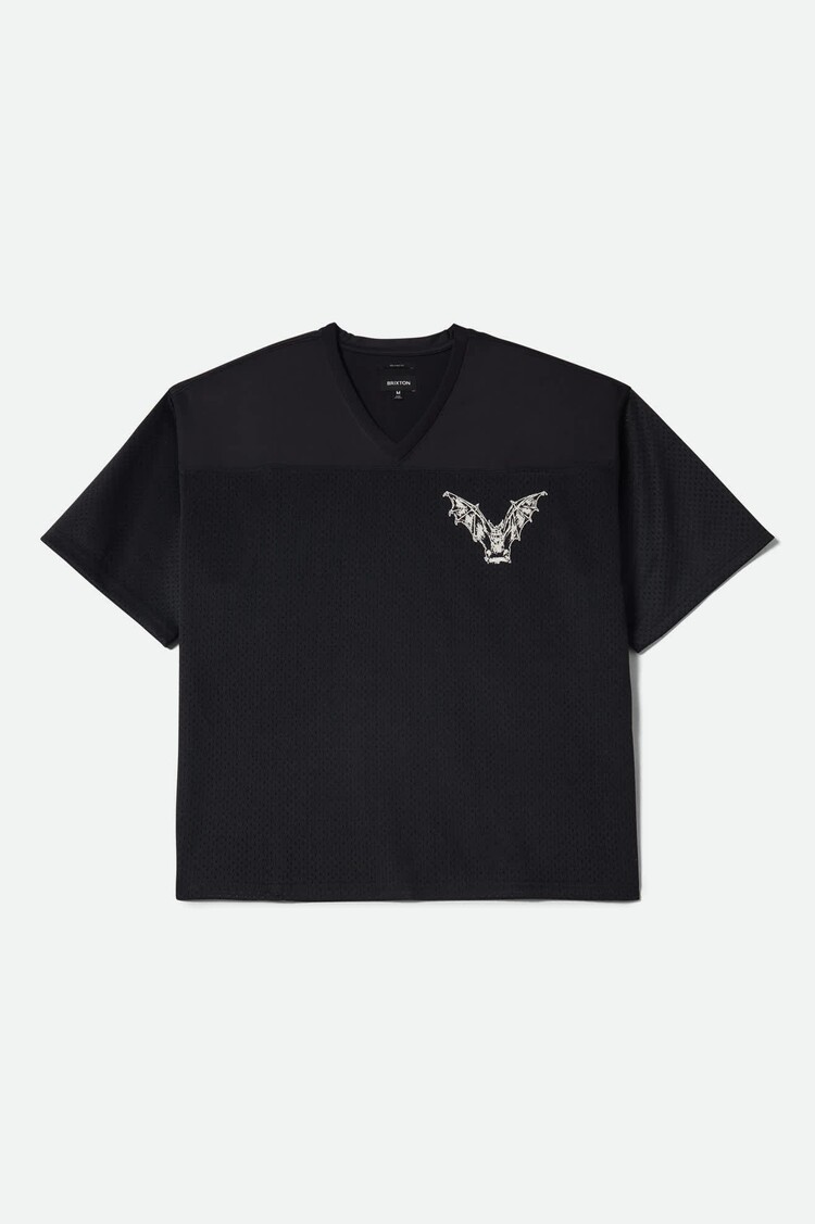 Brixton Baggy Mesh Practice Jersey | Black/White Chippa