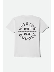 Brixton Oath V S/S Std | White/Black/Checkered