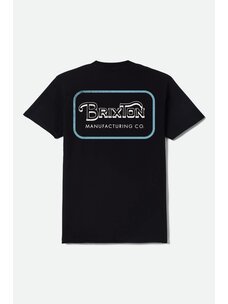 Brixton Grade S/S Std | Black/Off White/Retro Blue