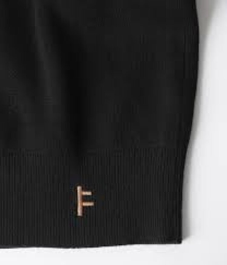 Former Former Expansion Knit Polo | Black/Bronze