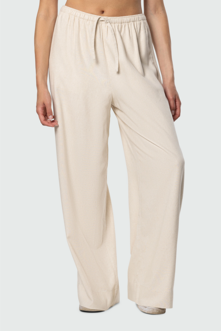 TEAMLTD Linen Pant | Natural