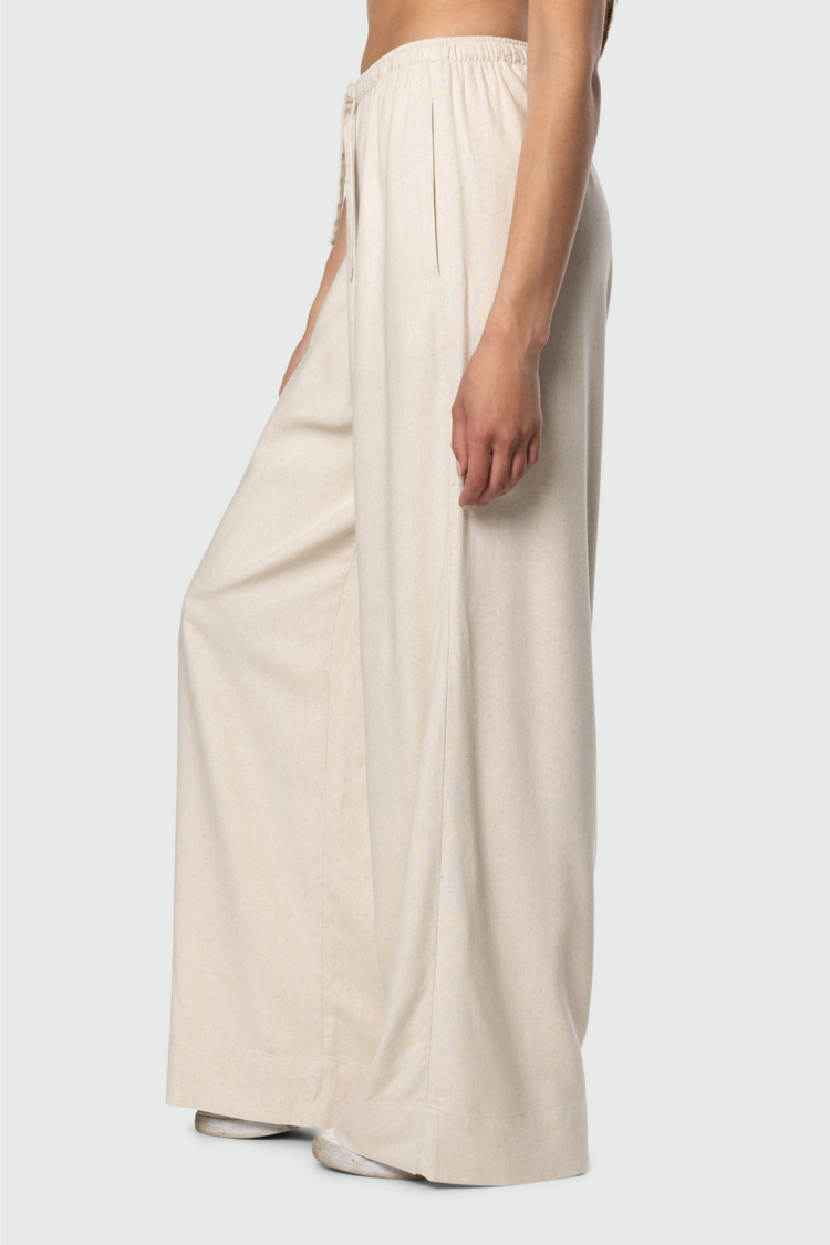 TEAMLTD Linen Pant | Natural