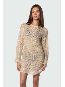 TEAMLTD Crochet Cover Up | Natural