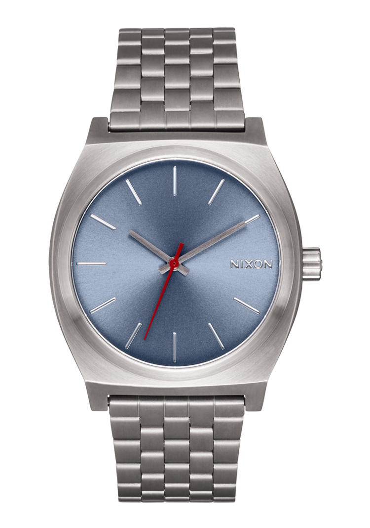 Nixon Time Teller | Light Gunmetal / Dusty Blue