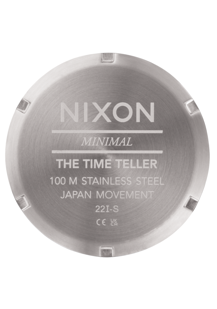 Nixon Time Teller | Light Gunmetal / Dusty Blue