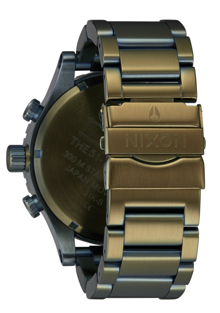 Nixon 51-30 Chrono V1 | Black Sunray / Surplus