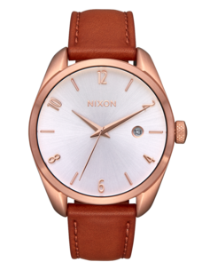 Nixon Thalia Leather Rose Gold/White