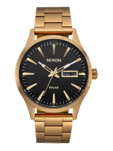 Nixon Sentry Solar  Stainless Steel | All Gold / Black