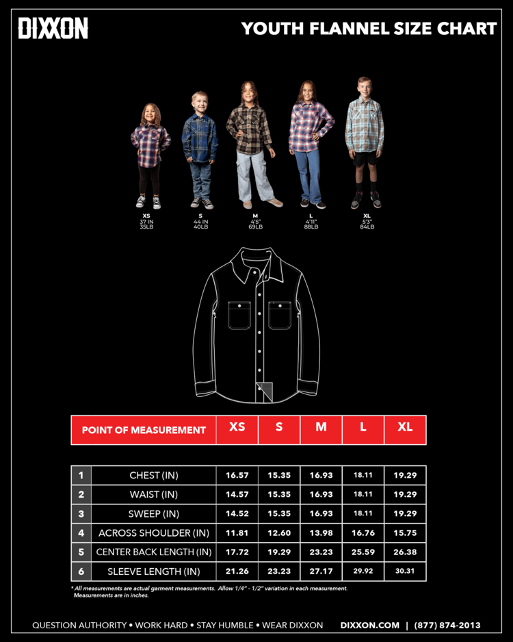 Dixxon The Pitter Flannel Youth | Tan