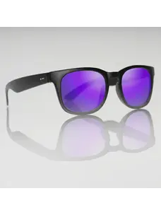 Dot Dash Dot Dash Caddie | Black Matte / Purple Mirror Polarized
