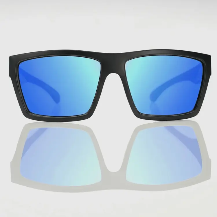 Dot Dash Glide | Black Matte / Blue Mirror Polarized