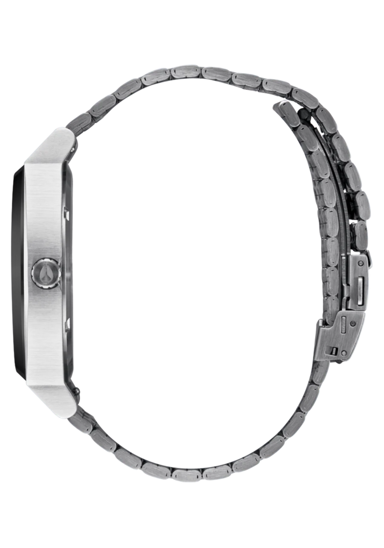 Nixon Time Teller Solar | Silver / White Lume