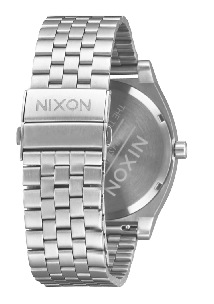 Nixon Time Teller Solar | Silver / White Lume