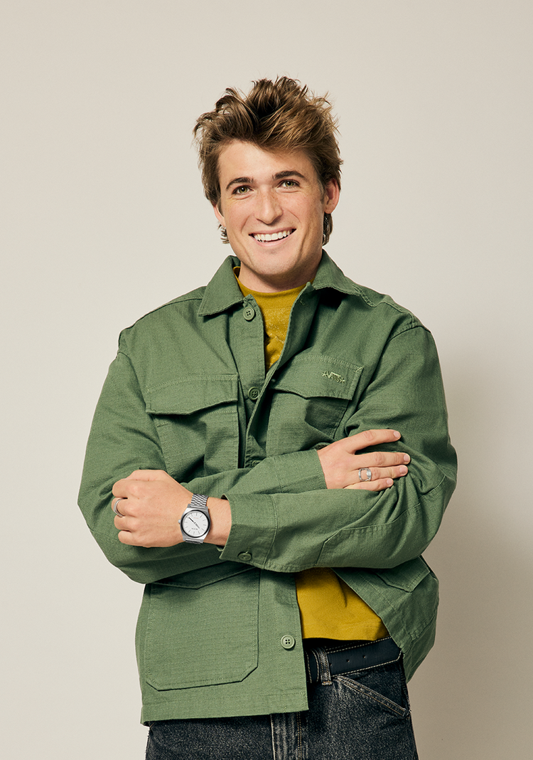 Nixon Nixon Time Teller Solar | Silver / White Lume