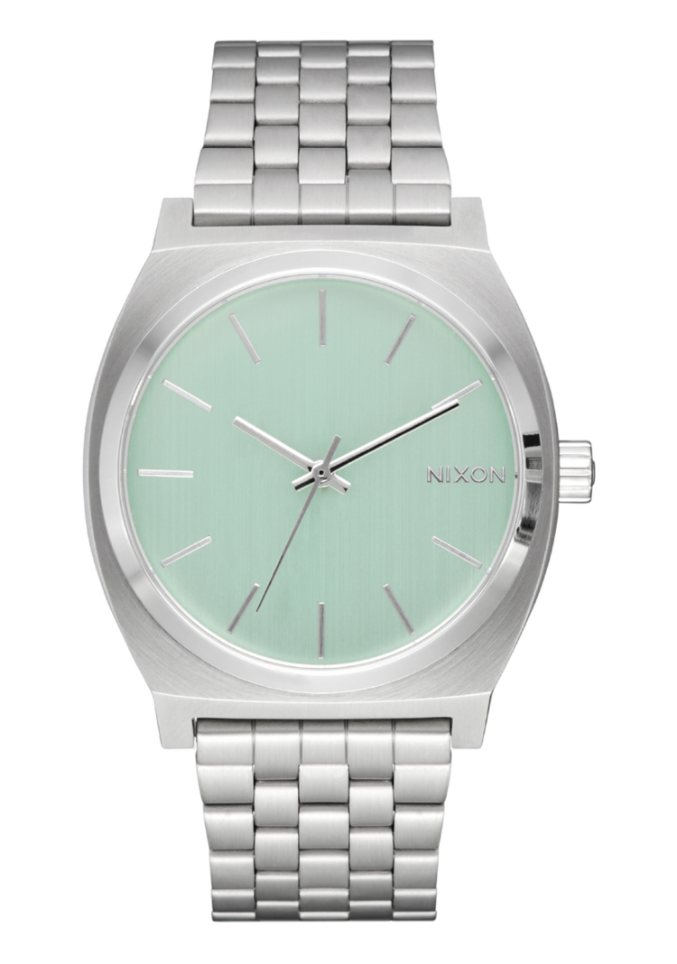 Nixon Time Teller | Silver / Pistachio