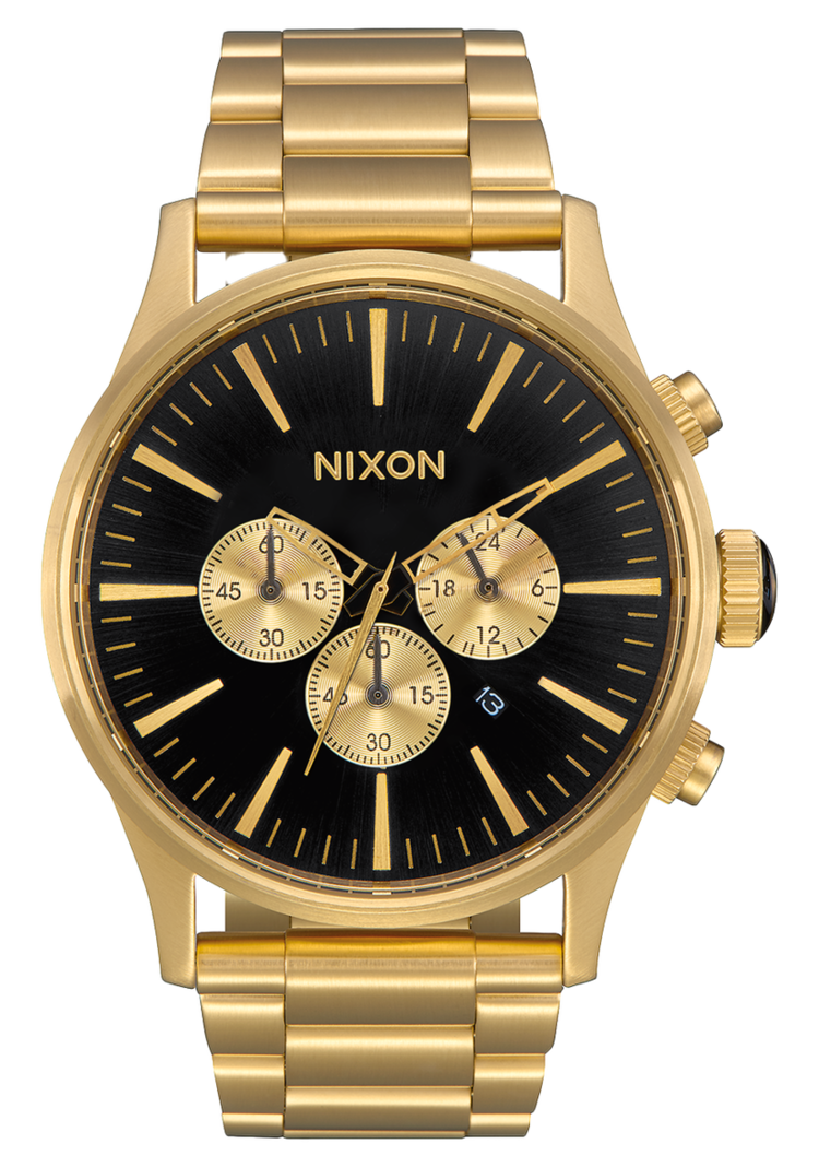 Nixon Sentry Chrono V1 | All Gold / Black