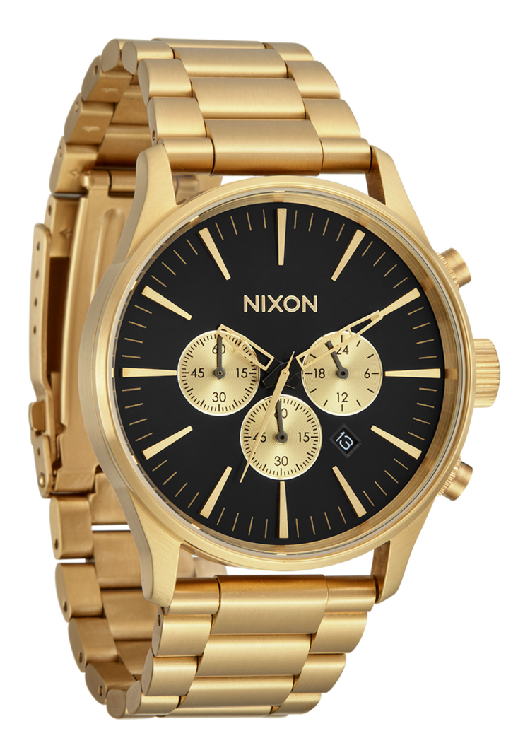 Nixon Sentry Chrono V1 | All Gold / Black