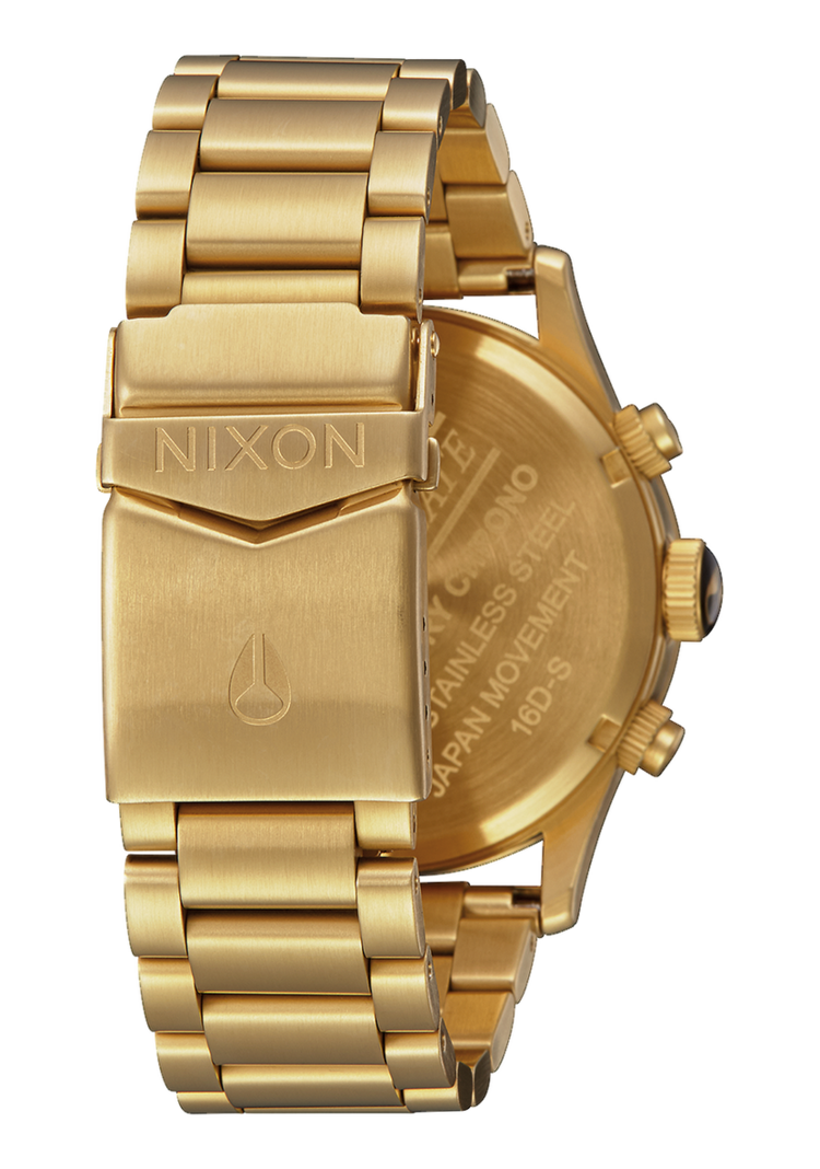 Nixon Sentry Chrono V1 | All Gold / Black