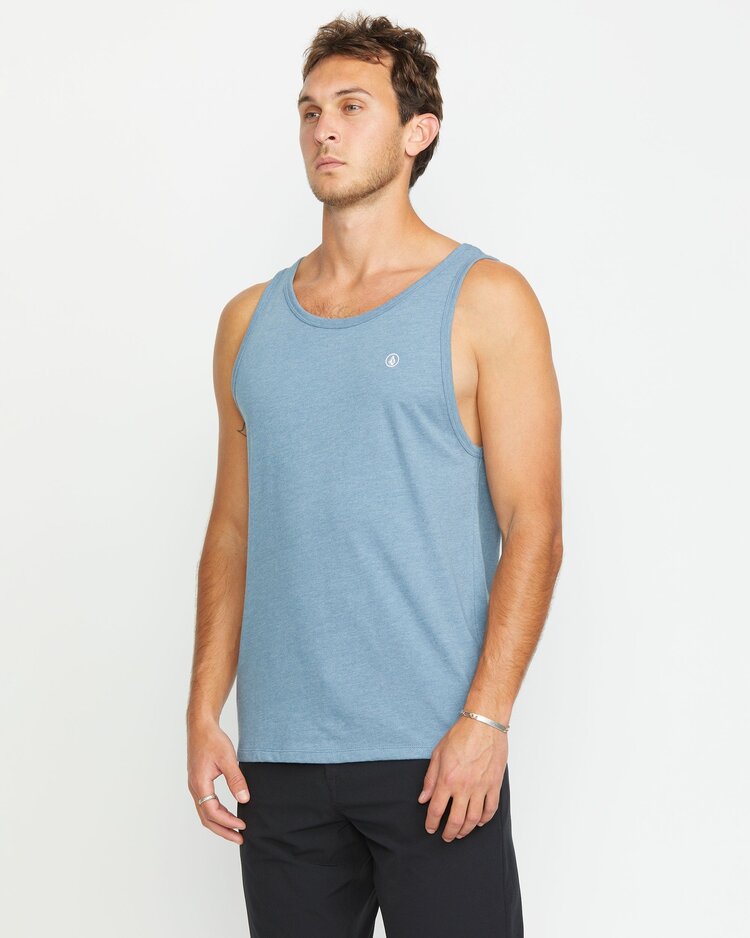 Volcom Volcom Solid Heather Tank | Stormy Blue