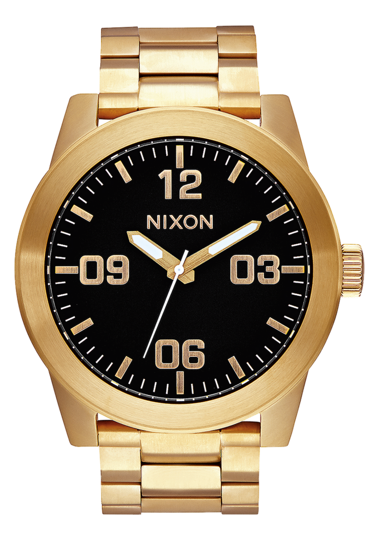 Nixon Corporal Stainless Steel | Yellow Gold / Black