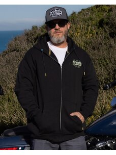 Dixxon Southbound Zip Hood | Black