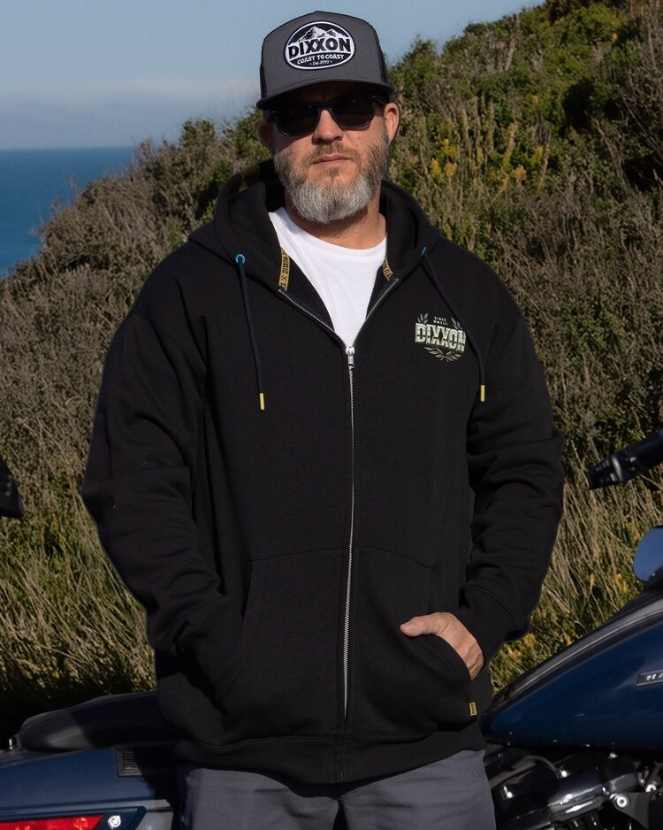 Dixxon Southbound Zip Hood | Black