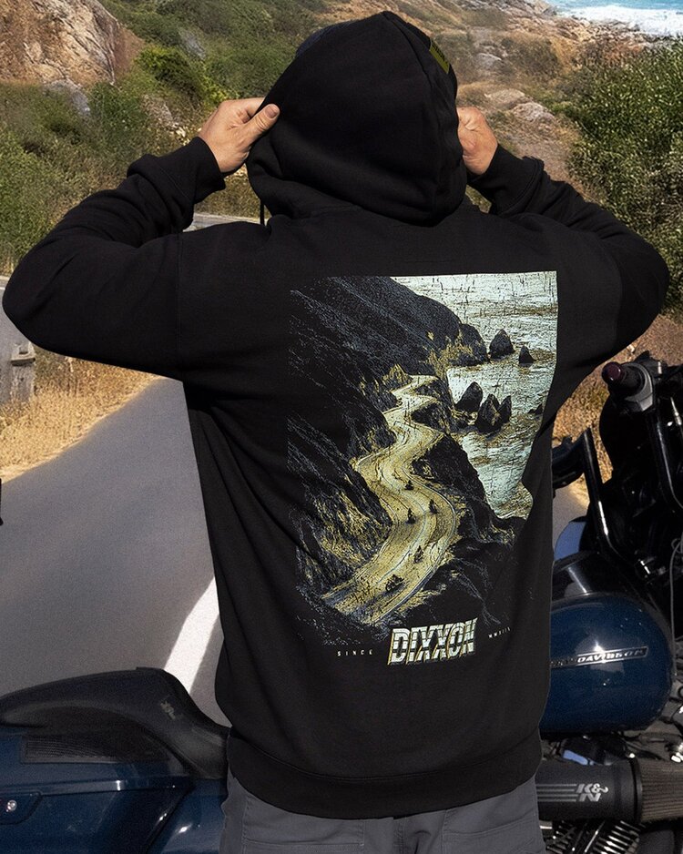 Dixxon Southbound Zip Hood | Black