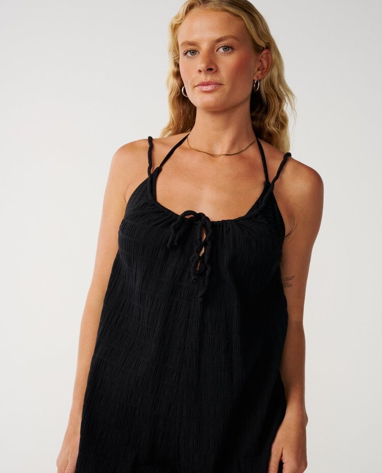 Rip Curl Island Cover Up Romper | Black