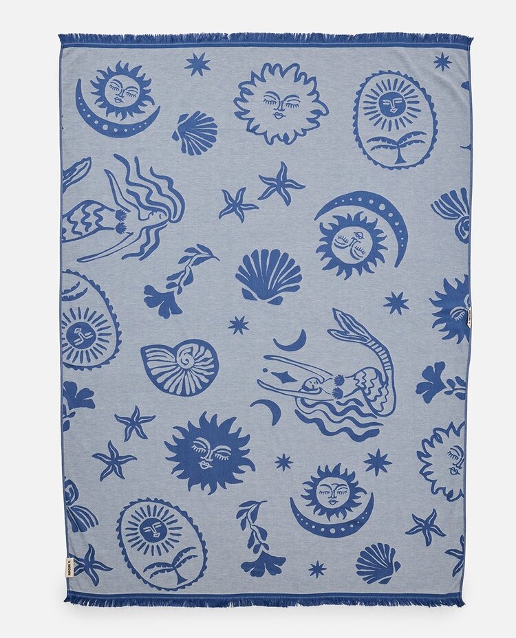 Rip Curl Rip Curl Mixed Summer Jumbo Towel | Vintage Navy