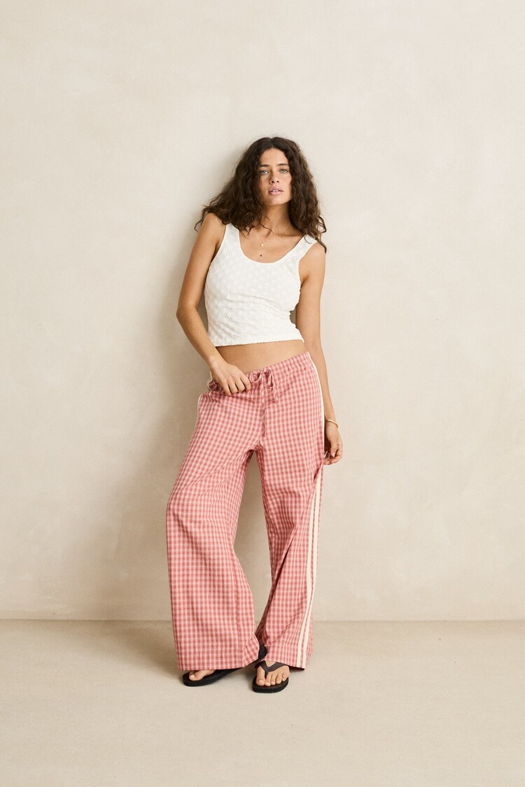 Rhythm RHYTHM KIRRA CHECK PANT PIN