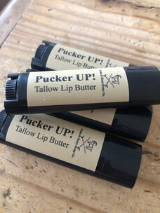 Goats & Hoes Soap Co. Goats & Hoes Pucker Up! Tallow Lip Butter