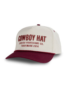 Sendero Provisions Co. Sendero Provisions Co. Cowboy Hat | Cream/Maroon