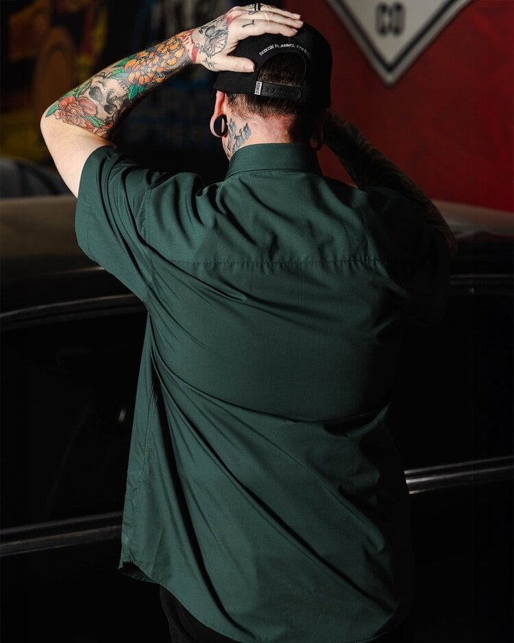 Dixxon Dixxon Solid Bamboo 2.0 Short Sleeve | Green